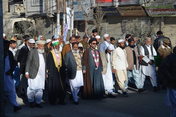 باكستان: مسيرة مشتركة للشيعة والسنة بذكرى المولد النبوي
