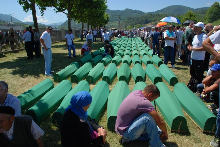Funeral Held for Newly-identified Srebrenica Massacre Victims