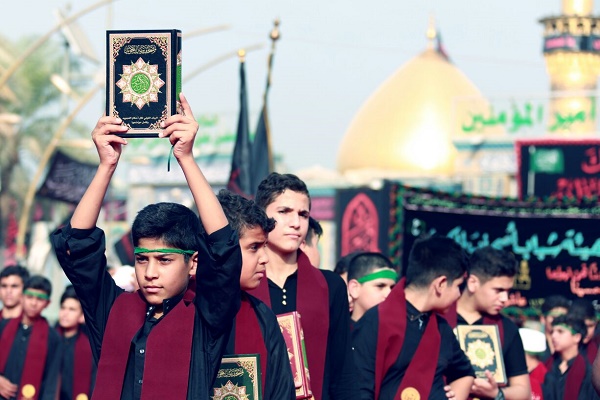 Quran Memorizers Hold Mourning March in Karbala