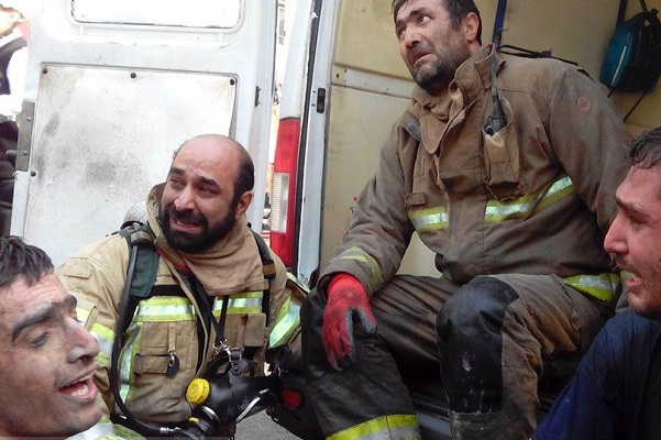 شهادت 30 آتش‌بان فداکار در حادثه ساختما پلاسکو