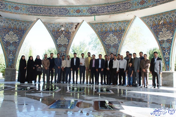 تجدید میثاق جهادگران دانشگاهی ایلام با آرمان‌های شهیدان