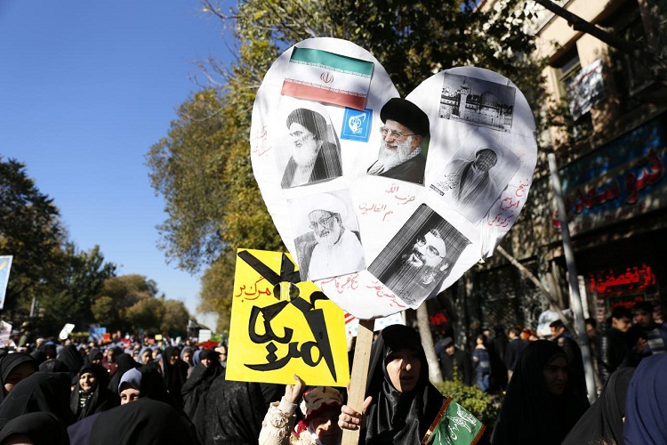 طنین فریاد «مرگ بر امریکا» در راهپیمایی ۱۳ آبان آذربایجان‌شرقی + تصاویر