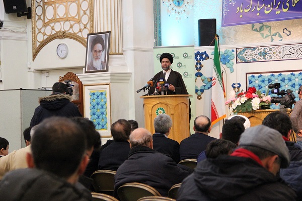 سیونهمین سالگرد انقلاب در انگلیس/ تبیین قدس از نگاه قرآن+عکس