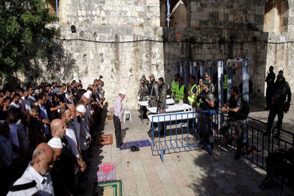 روز خشم؛ جوشش غیرت فلسطینی‌ها در اعتراض به گیت‌های امنیتی مسجدالاقصی
