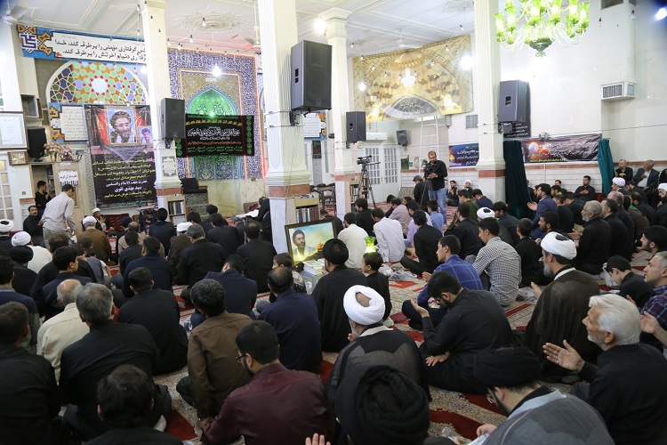 مراسم چهلمین روز  شهید تقوی برگزار شد