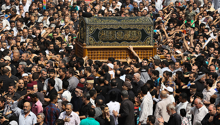 برگزاری مراسم شهادت جوادالائمه(ع) در کاظمین