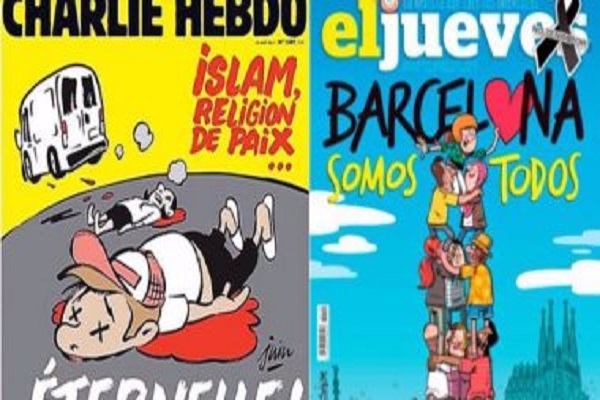 واکنش روزنامه اسپانیایی به اقدام ضداسلامی «شارلی ابدو»
