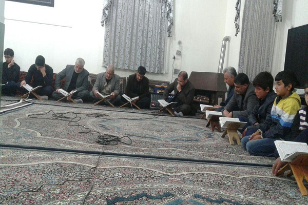 ///////تلاوت قرآن‌آموزان مؤسسه آل یاسین سجاس در محفل قرآنی