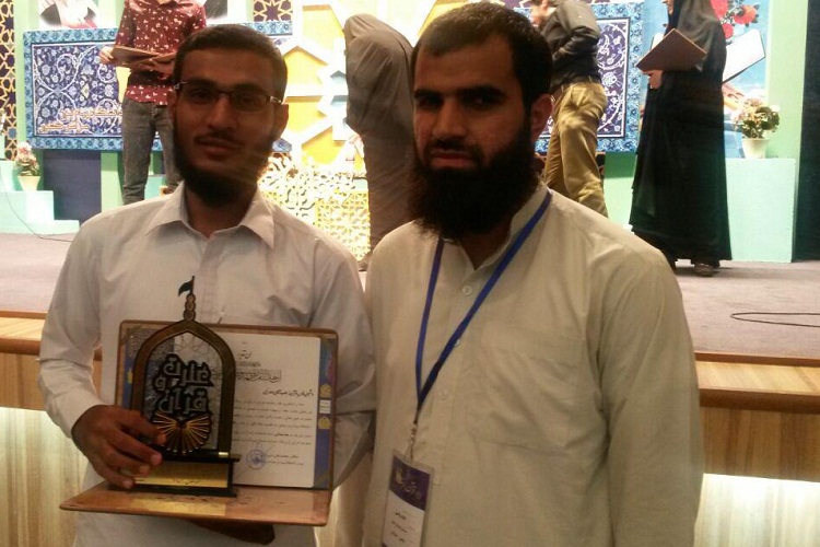 دانشجوی روشندل چابهاری، رتبه اول حفظ قرآن را کسب کرد