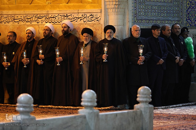 آئین خطبه‌خوانی شب شهادت امام رضا(ع) برگزار شد