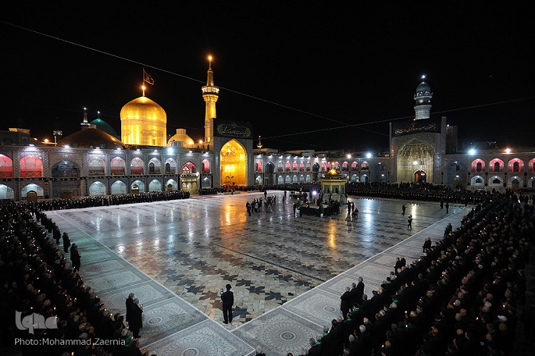 آئین خطبه‌خوانی شب شهادت امام رضا(ع) برگزار شد