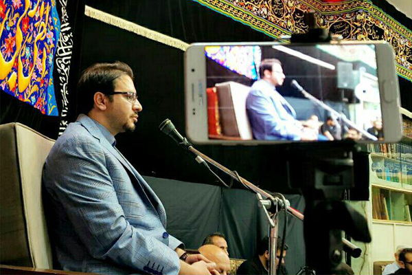 تلاوت «حامد شاکرنژاد» در آخرین شب مراسم حسینیه بنی الزهراء