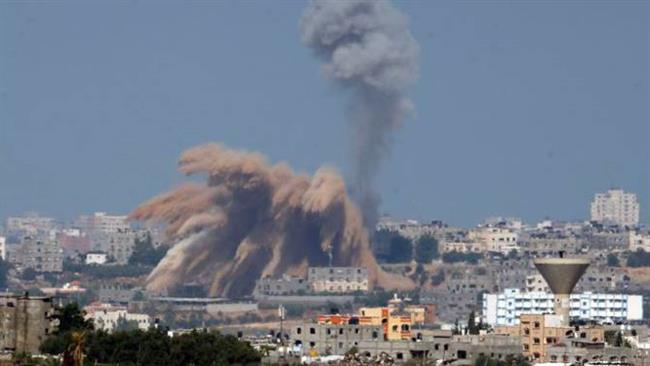 Les bases du Hamas à Gaza pillonées par le régime sioniste Les bases du Hamas à Gaza pillonées par le régime sioniste