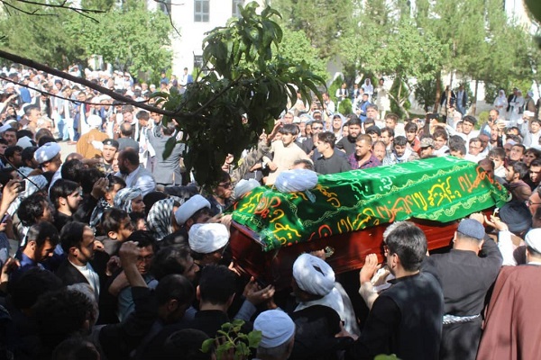 आयतुल्लाह मोहसेनी का काबुल में अंतिम संस्कार