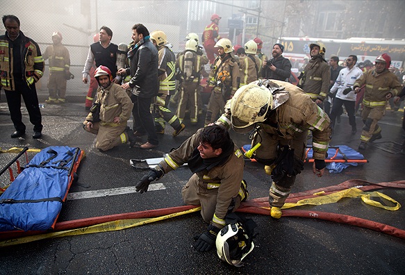 L’incendio al grattacielo Plasco di Tehran L’incendio al grattacielo Plasco di Tehran