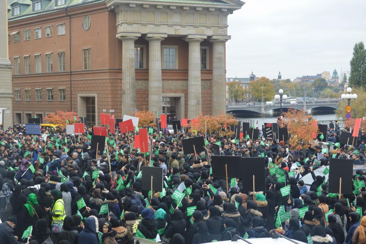 Marcia per l'Ashura in Svezia
