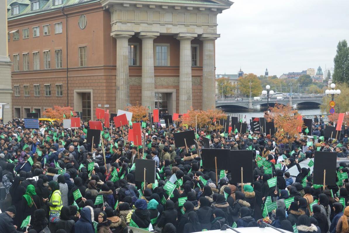 Marcia per l'Ashura in Svezia Marcia per l'Ashura in Svezia