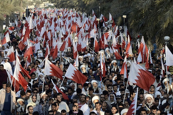 Bahreyn halkından Siyonist Rejim protestosu