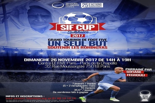 Rohingya mültecilerine destek için Fransa salon futbolu turnuvası
