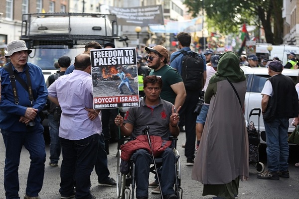 Londra'da Kudüs Günü yürüyüşü düzenlendi