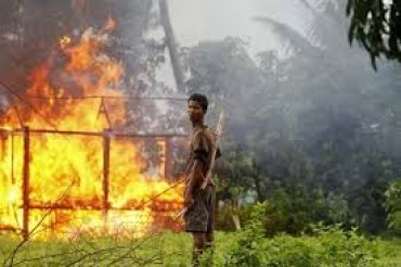 میانمار؛ مسلمانوں کے رہائشی علاقوں پر شدت پسند بودھسٹوں کا پھر حملہ