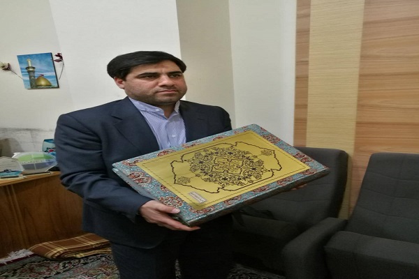 Iranian Calligrapher Donates Rare Quran to Astan of Hazrat Abbas (AS)