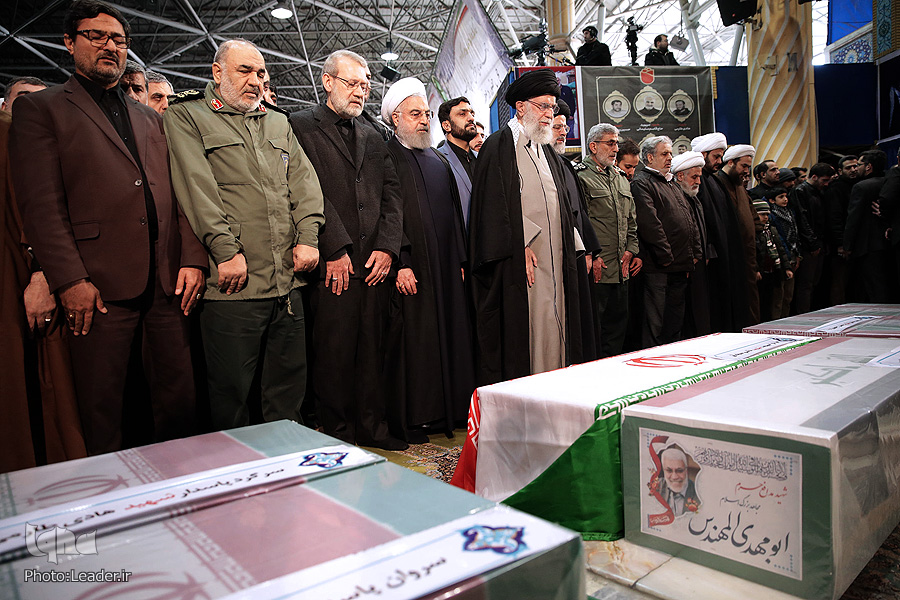 Ayatollah Khamenei Leads Salat al-Mayyit for Martyr Soleimani