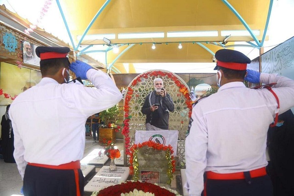 Iraq’s PMU Members Pay Tribute to Abu Mahdi al-Muhandis