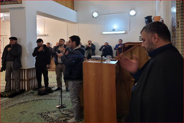 Mourning ritual in Bishkek mosque