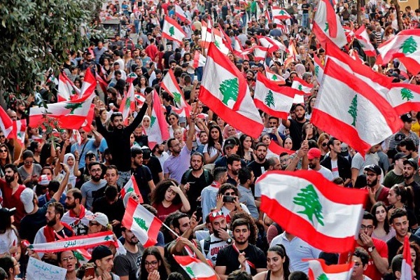 Lebanese rally