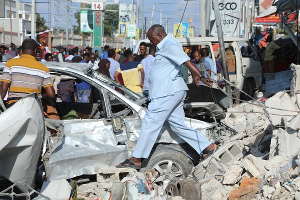 Aftermaths of an attack by Al Shabab