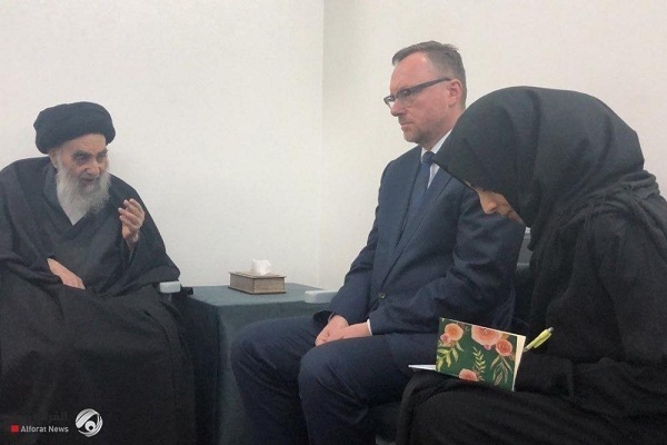 Ayatollah Sistani, Christian Ritscher meet in Najaf