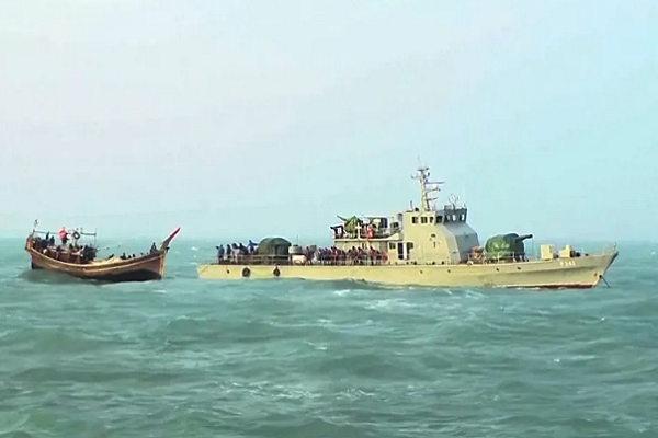 Over 100 Rohingya Adrift in Rough Seas Rescued by Sri Lanka Navy