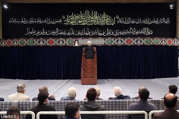 Ayatollah Khamenei Attends Mourning Rituals Marking Hazrat Zahra Martyrdom Anniversary