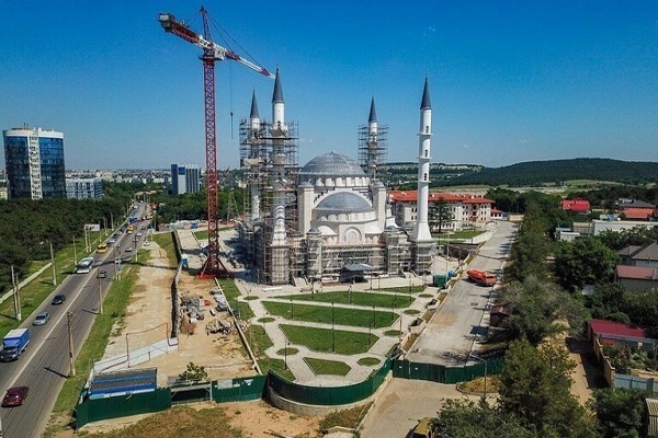 Mosque under Construction in Crimea