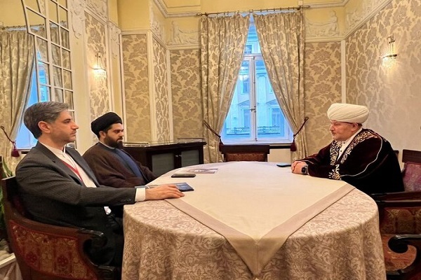 WFPIST, Iranian Cultural Attache in Russia meet with Mufti of Saint Petersburg