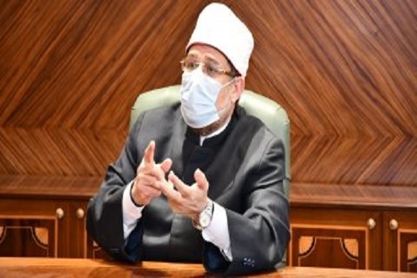 Egypt's Awqaf Minister Mohamed Mukhtar Gomaa
