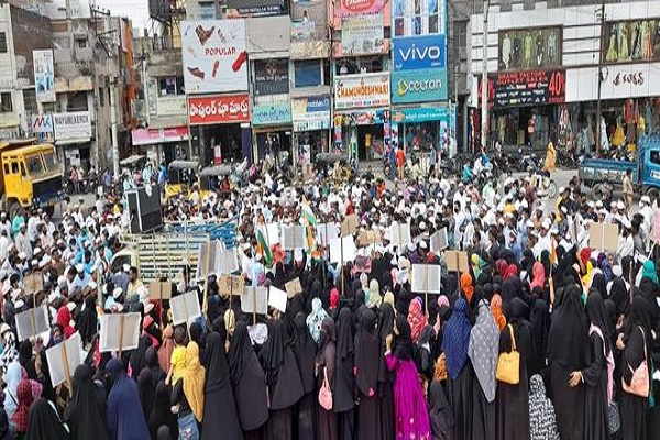 Rally in support of Hijab in India 