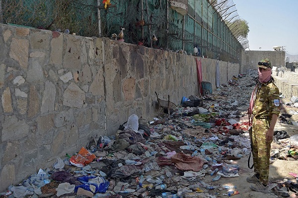 Kabul airport after August suicide attack