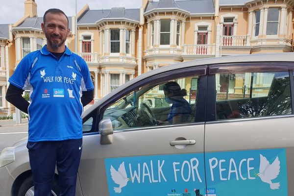 Chrirstchurch Mosque Attack Survivor Walking for Peace