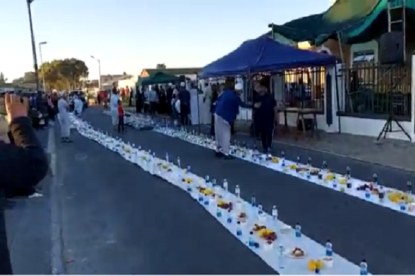Mass Iftar Held in South Africa’s Cape Town