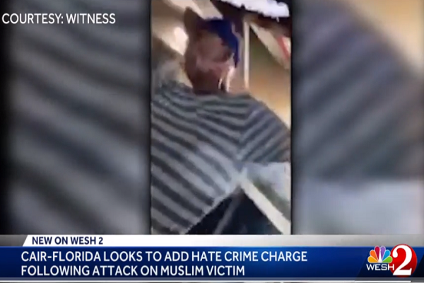 Hate Crime Charges Urged against Man Accused of Attacking Muslim in Florida 