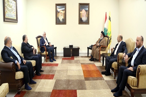 Senior Hamas Official, Hezbollah Chief Meet in Beirut