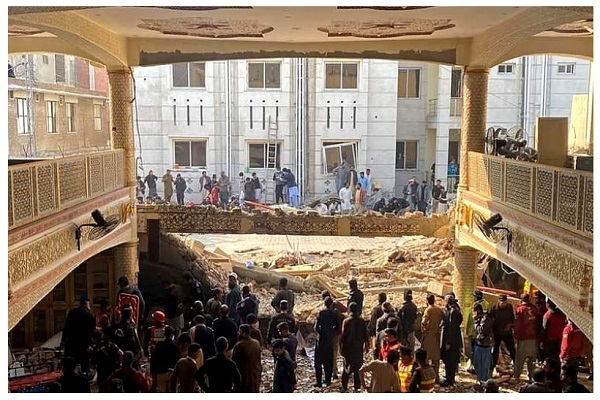 Mosque in Peshawar, Pakistan, targeted in terrorist attack