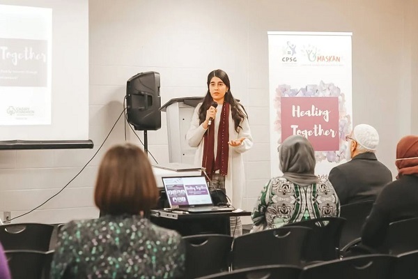 Zainab Khan, project manager, Canadian Pakistani Support Group (CPSG) Maskan