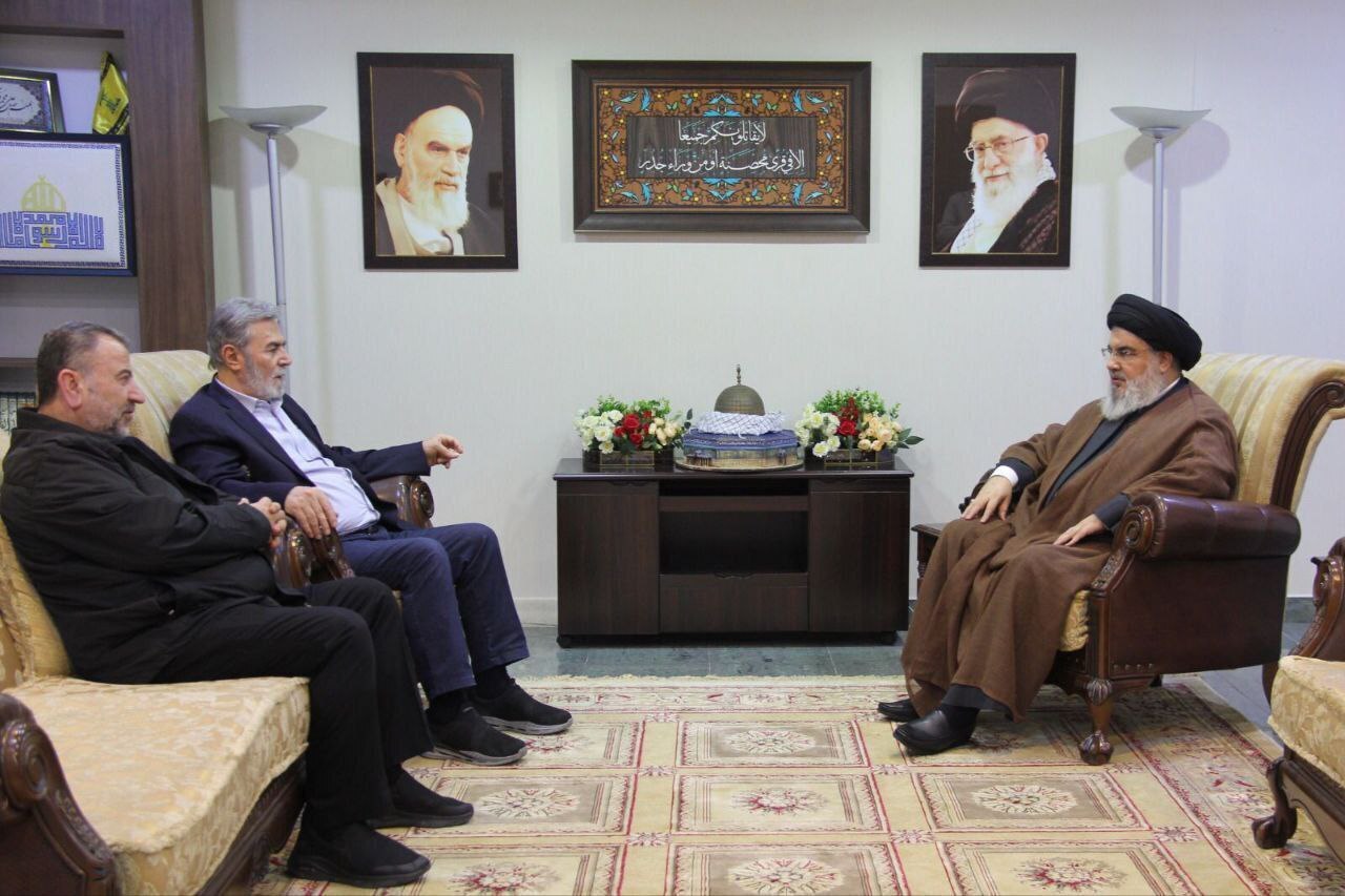 Hezbollah chief, officials from Hamas, Islamic Jihad meet in Beirut