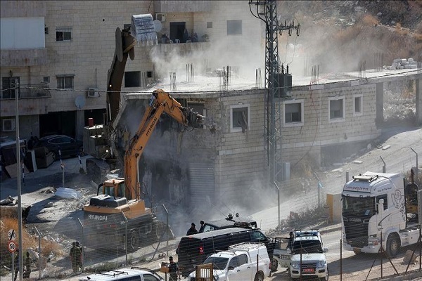 Demolition of a Palestinian home in Al-Quds