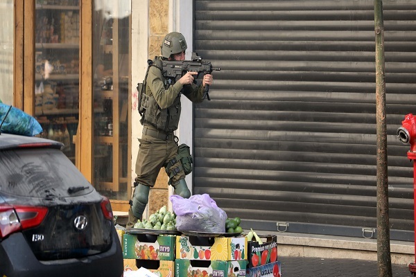 A Zionist regime soldier