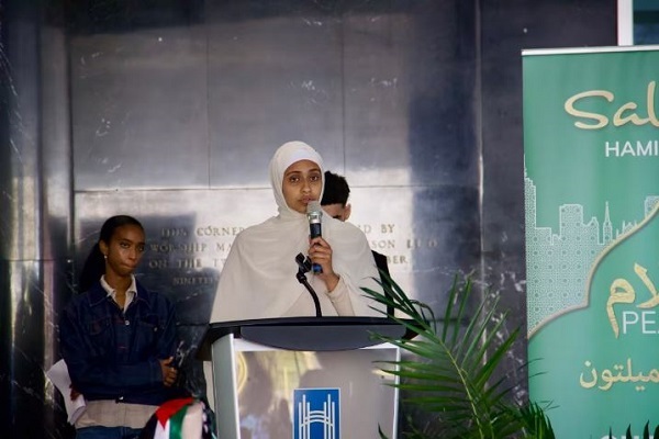 Salam campaign in Hamilton