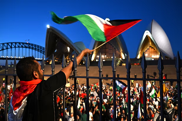 Pro-Palestine rally in Sydney, Australia